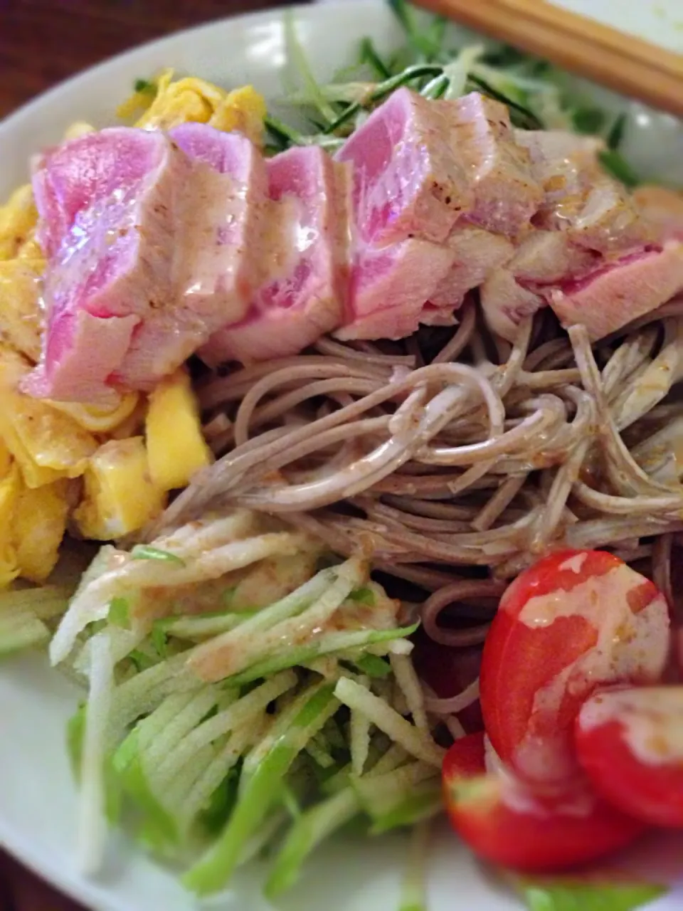 Soba salad with seated tuna|karen limさん