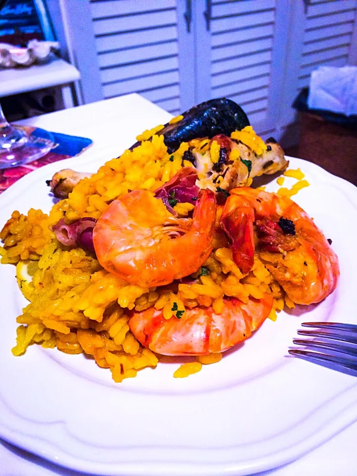 Homeade seafood paella|el sushi de la manchaさん