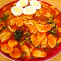 Snapdishの料理写真:Spicy Rice Cake (떡볶이)|goabbyyさん