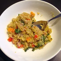 Snapdishの料理写真:Mediterranean quinoa with spinach|Stephanie Morrisonさん