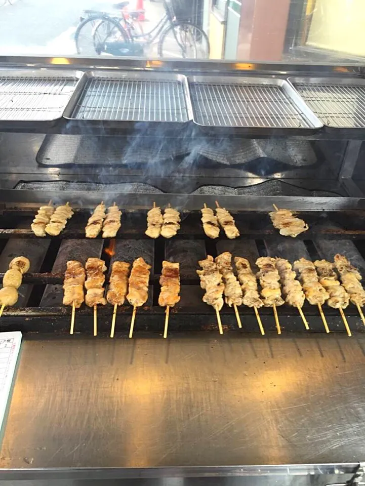 竜鵬🐔移動販売の、焼き鳥うめー😋😋😋|きのすけ〜さん