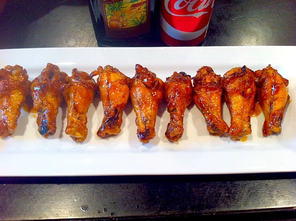 Snapdishの料理写真:Rum and Coke Wing|Ron Nolanさん