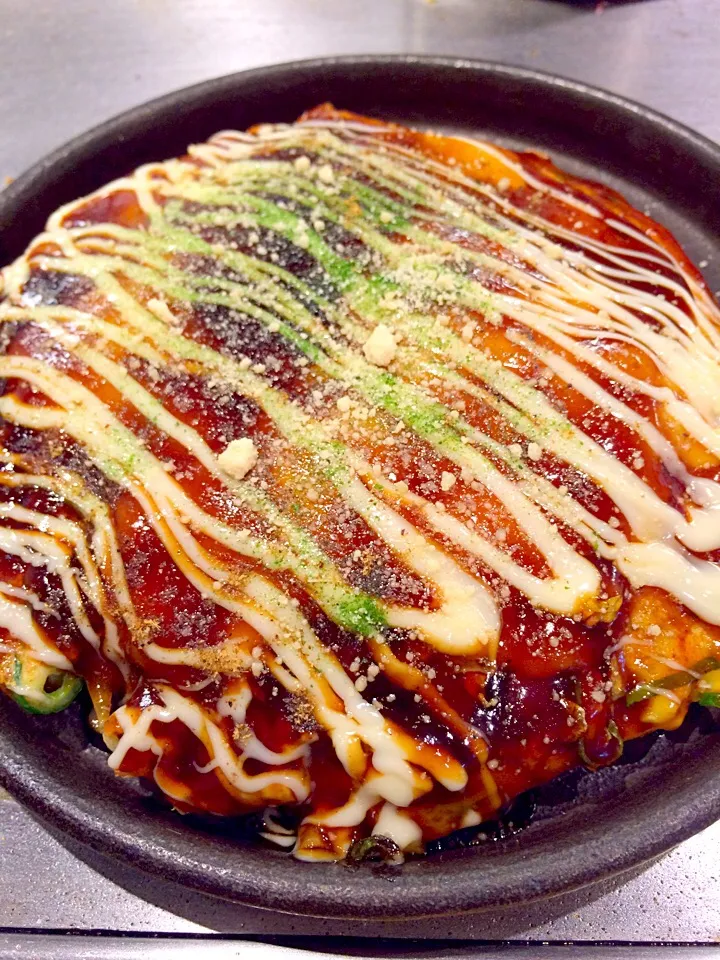 Double cheese ebi tama okonomiyaki|Arthea Joy Goさん