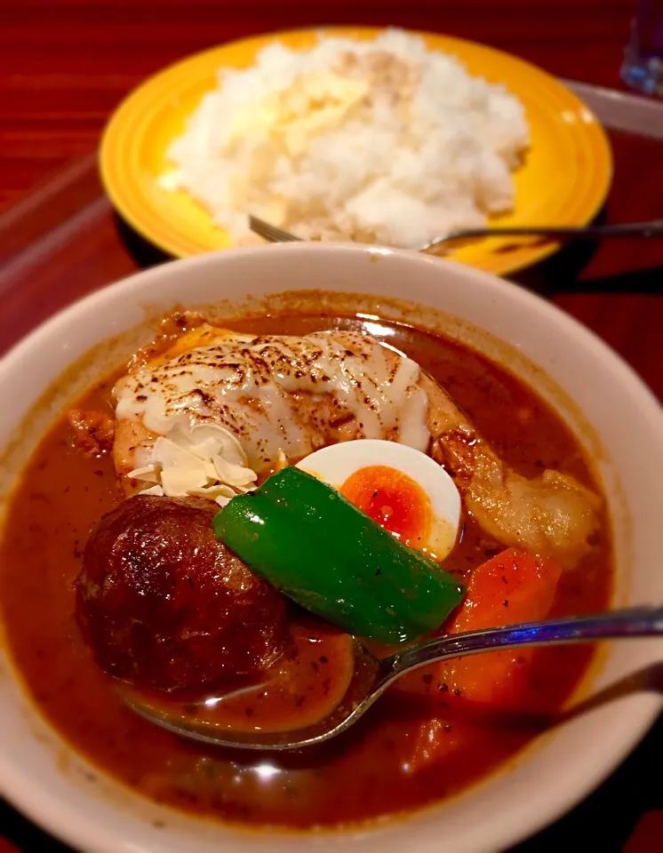 炙りチーズチキンカレー|tonさん