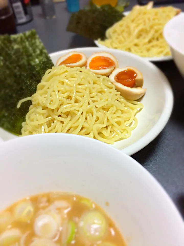 【晩ご飯】自家製煮卵のつけ麺|yo-Pさん