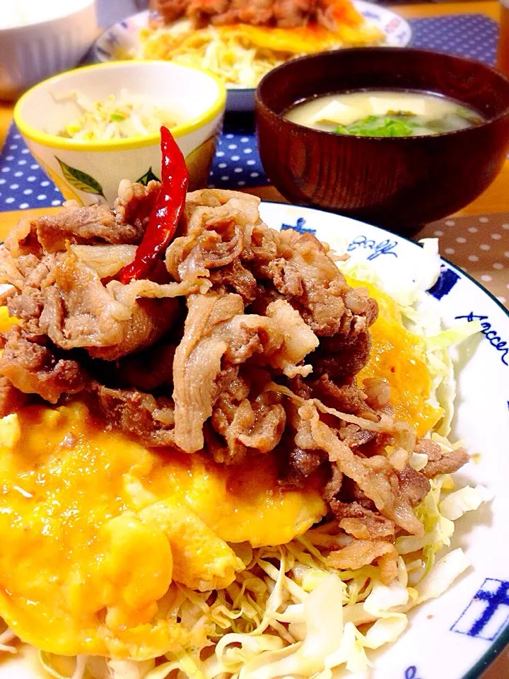 福士蒼汰とウエンツが美味しそう〜に食べてたトンケイ定食作ってみました〜( ⸝⸝⸝¯   ¯⸝⸝⸝)✨|かよさん