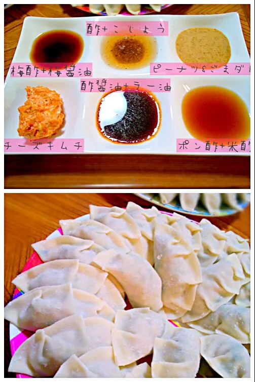 Gyoza with 6 kind of sauces!!|和田 匠生さん