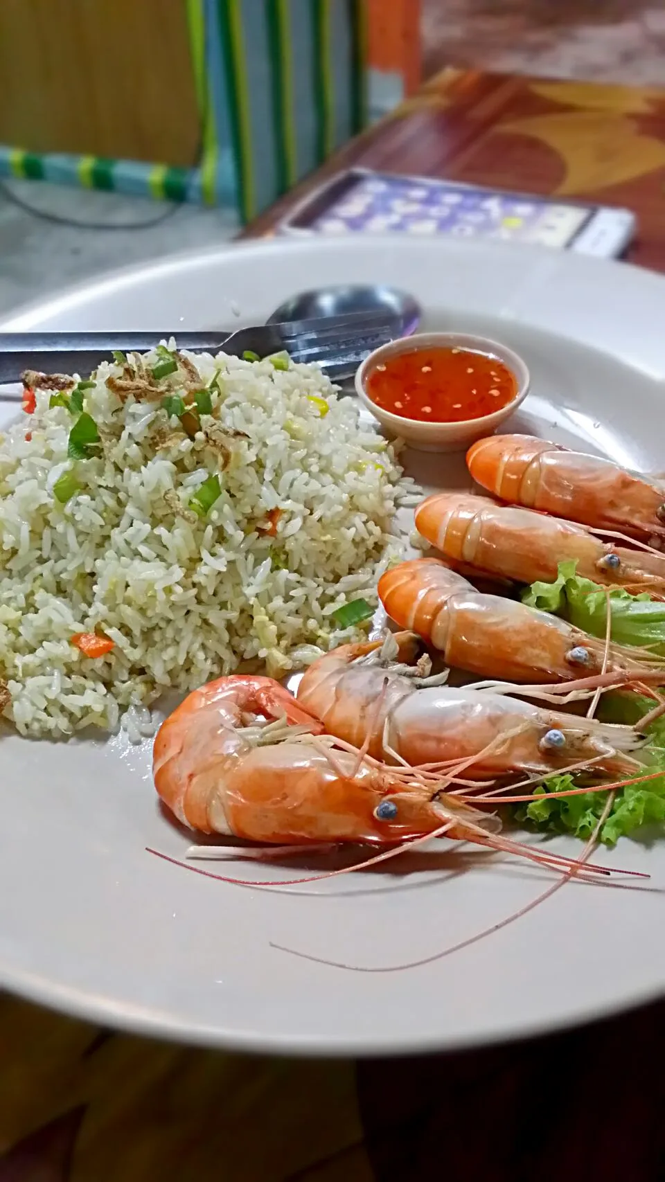 nasi goreng udang galah in da house...|nour cahyeさん