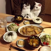 Snapdishの料理写真:和。セリのふりかけ美味しい♩