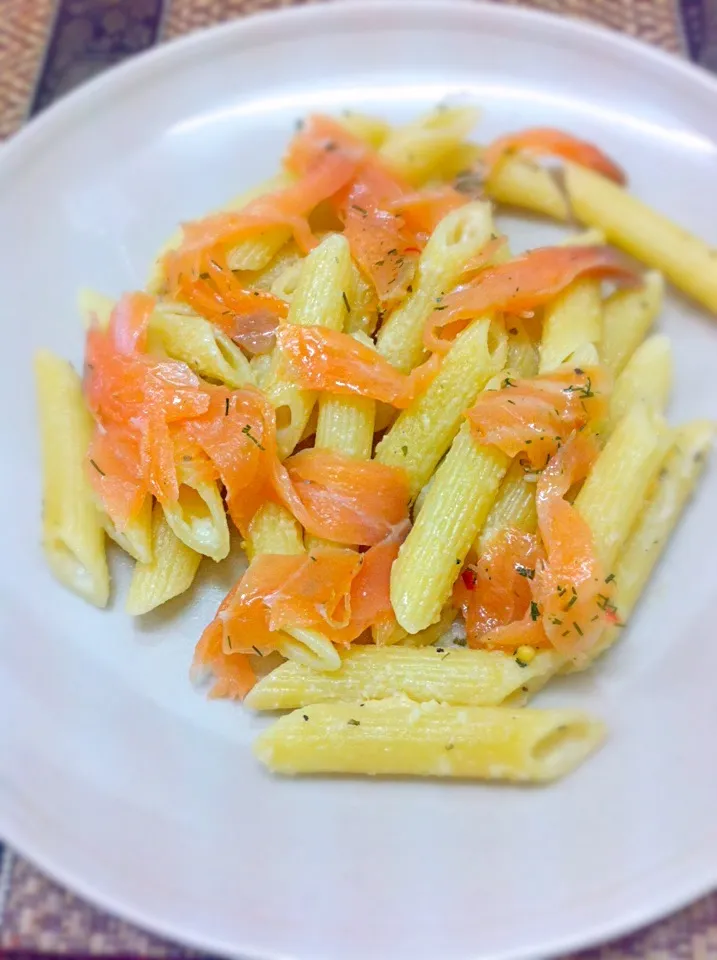 Penne with Smoked Salmon|miffykitさん