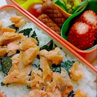 Snapdishの料理写真:長男(小１)お弁当0316|yussyさん