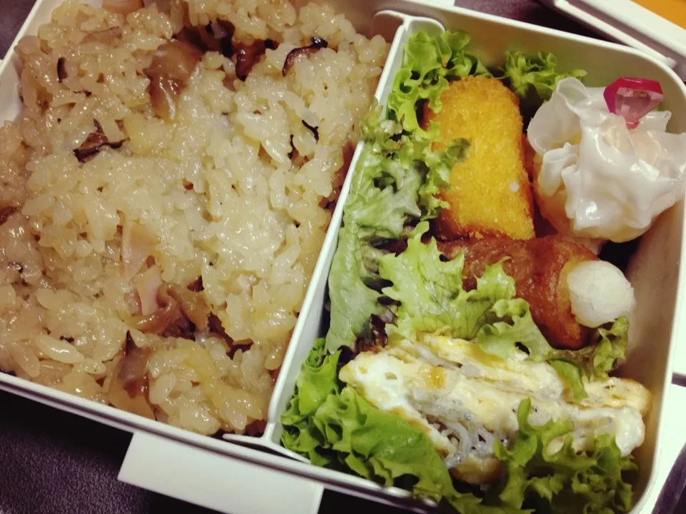 Snapdishの料理写真:3/16旦那さんお弁当♫|gtuさん