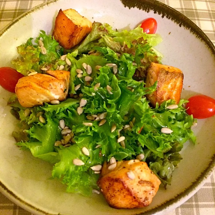 Snapdishの料理写真:Salmon Collagen Salad|みいさん