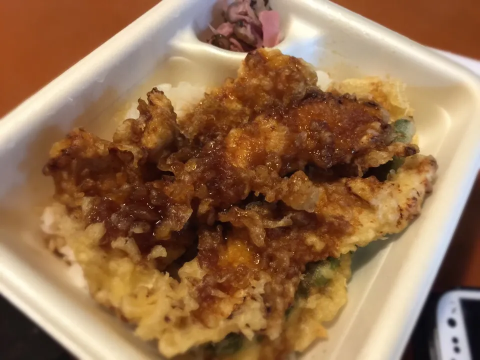 天丼 てんや 純和鶏天丼 黒酢ソース|ddr3rdmixさん