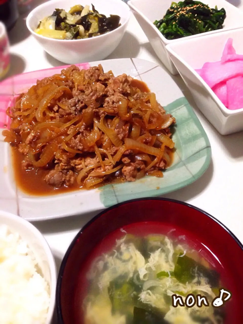 大雑把分かり易いO型の普通の夕飯。|nonさん