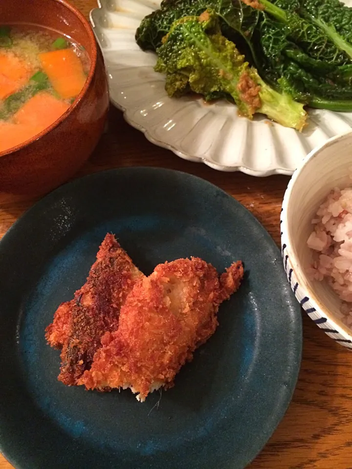 鰯フライの定食|たけさん