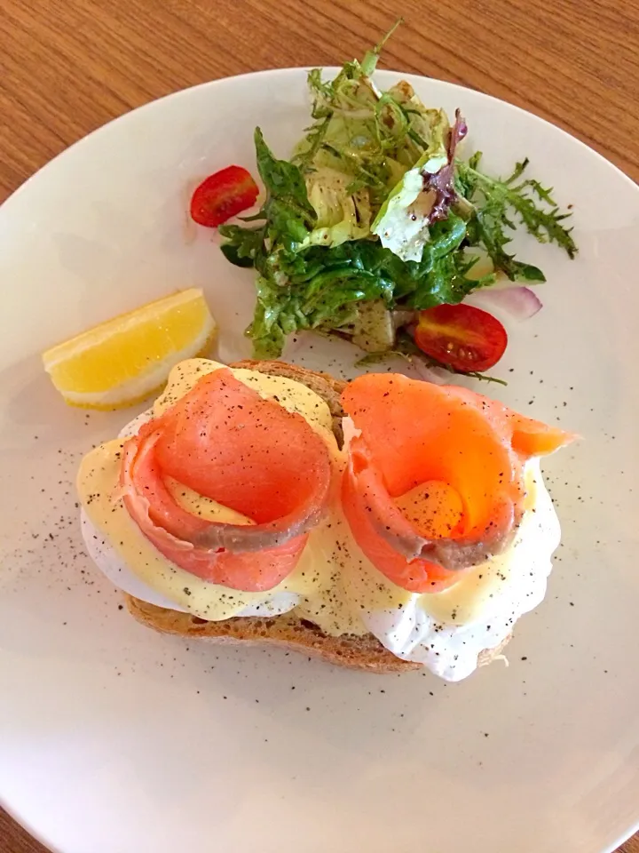 Smoked Salmon & Poached Eggs|prissyさん