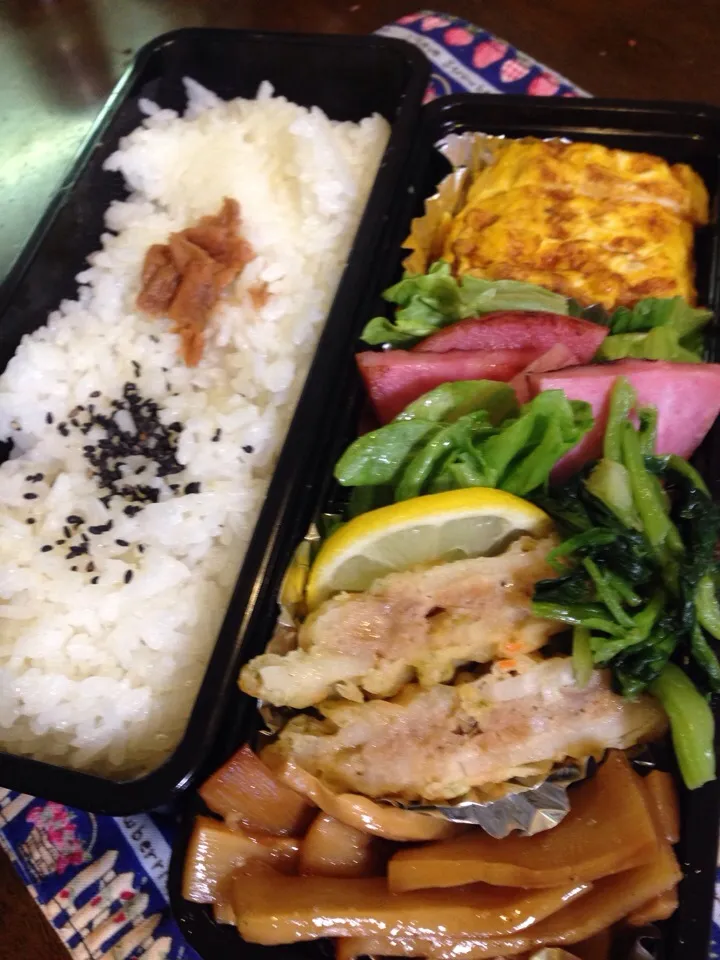 Snapdishの料理写真:父さんのお弁当|Tsutsui Tomokoさん