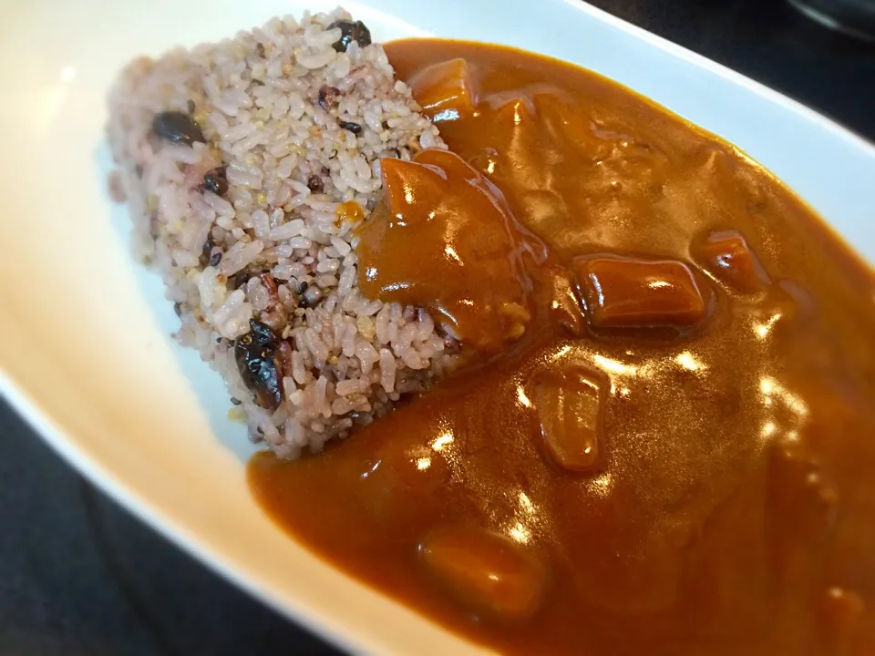 Snapdishの料理写真:朝カレー|buhizouさん