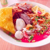 Yen Ta four
Thai noodle #Noodles 
hot and spicy|Miraculous Nopさん