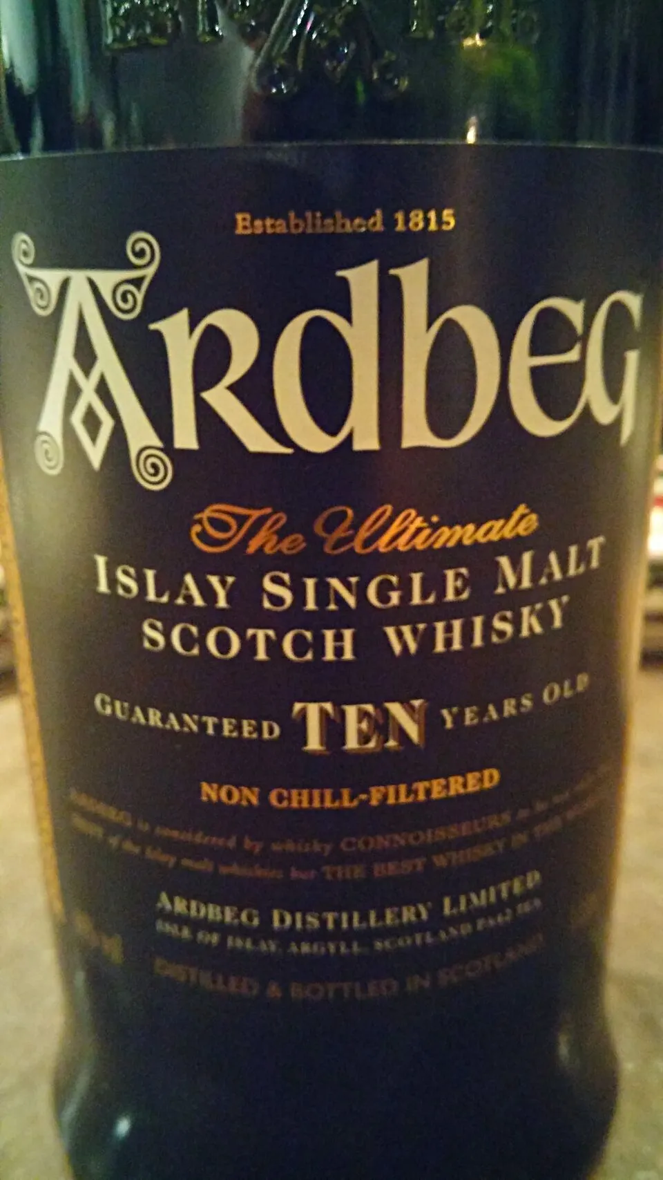 Ardbeg single malt scotch whisky|jm gobetさん