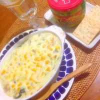 Snapdishの料理写真:春だけど、ワイン飲みたいからグラターン♡|わかさん