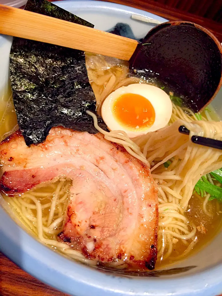 Snapdishの料理写真:Sebelum bobo angetin badan pake shio ramen @Afuri Nakameguro|reviliaさん