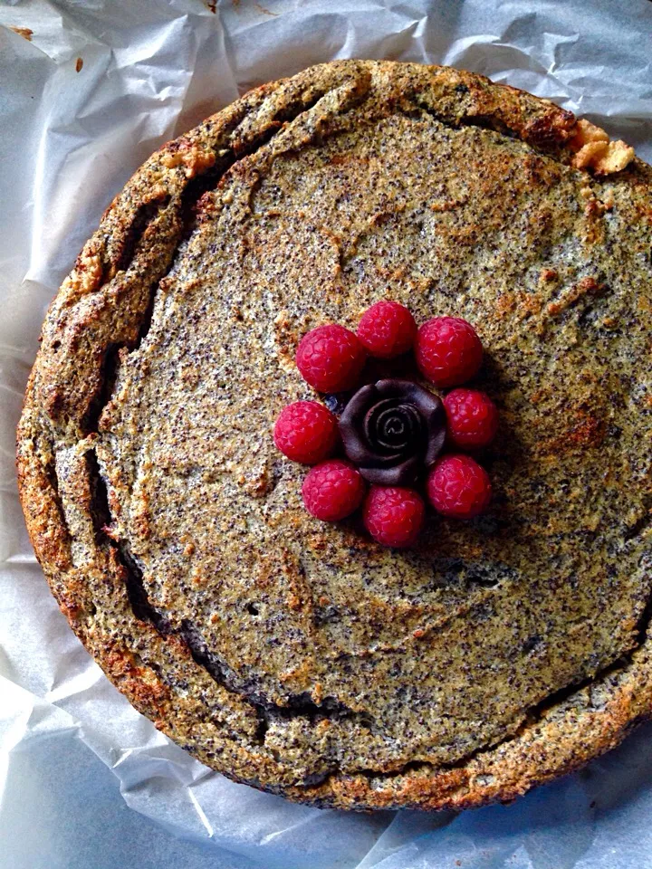 Poppyseed cheesecake with Apples and raspberries|Aliceさん