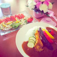 CURRY🍴 カルパッチョ🐟|まおにーさん