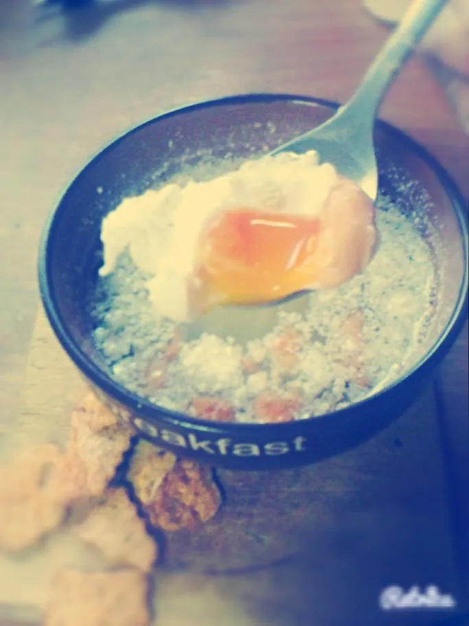 Chicken soap with egg🐣🐣🐣 #soap #dinner #egg #crackers|HeyNeboさん