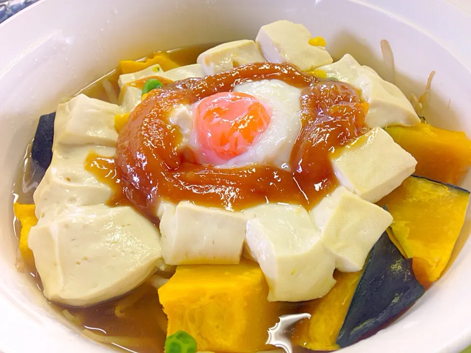 🍳南瓜と豆腐の田楽鍋🍲|マニラ男さん