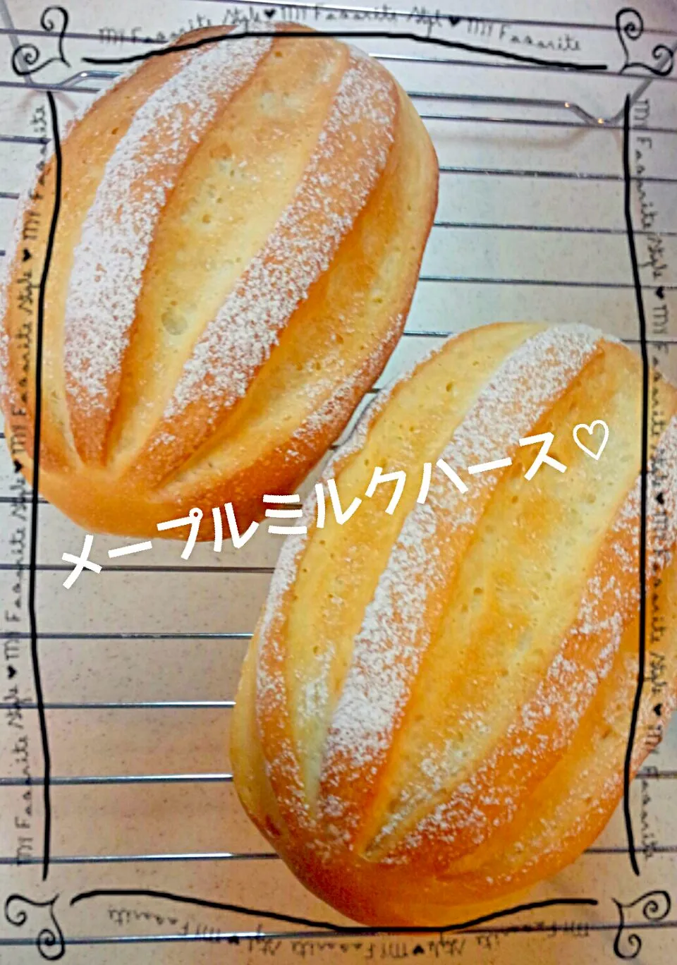 Snapdishの料理写真:メープルミルクハース♡|ゆっこさん