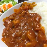 Snapdishの料理写真:トマトチキンカレー|あうみさんさん