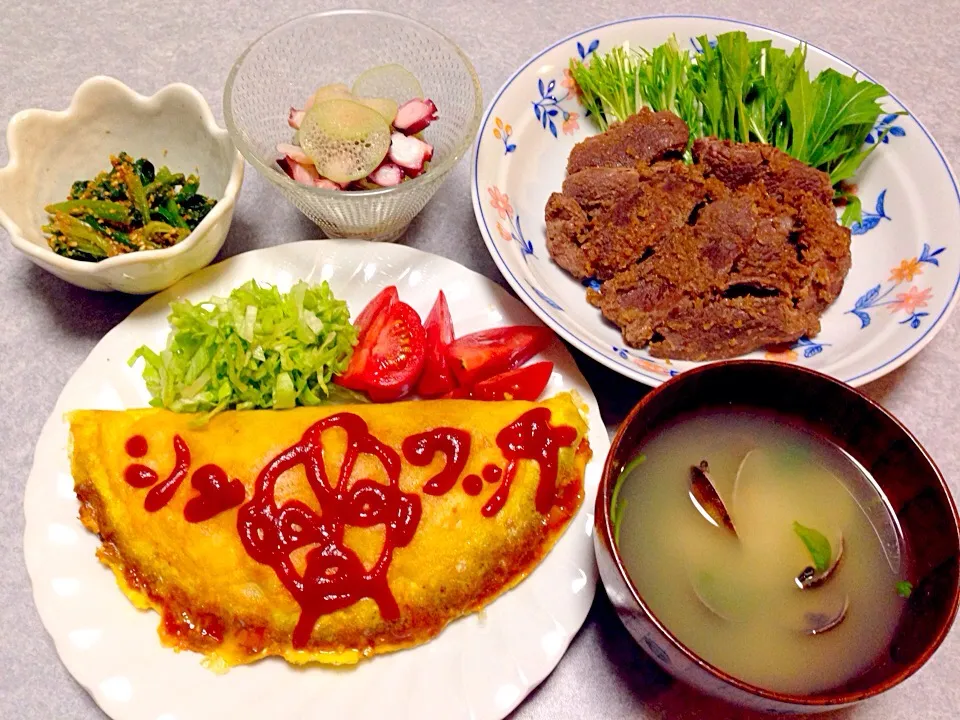 Snapdishの料理写真:猪の生姜焼き ほか|Orie Uekiさん