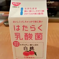 peach yoghurt drink|jyさん