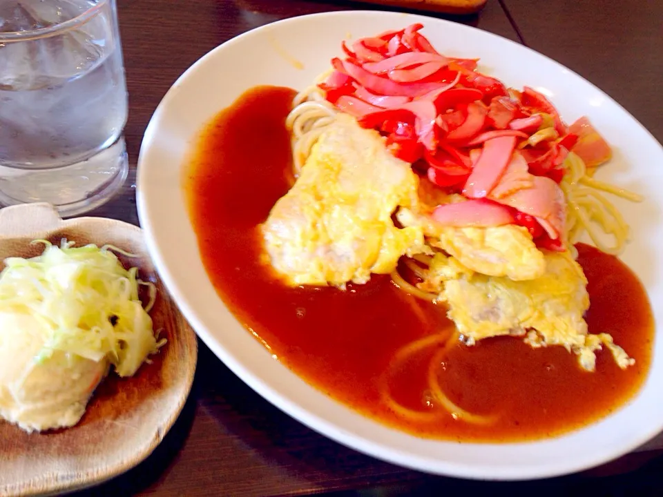 あんかけパスタピカタのせ(*^_^*)|Shinpei Yamaokaさん