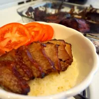 Hainam rice with barbecue pork #lunch #dinner #charsiew|Venny Askinaziさん