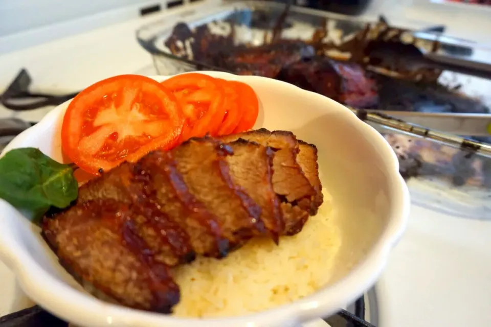 Hainam rice with barbecue pork #lunch #dinner #charsiew|Venny Askinaziさん