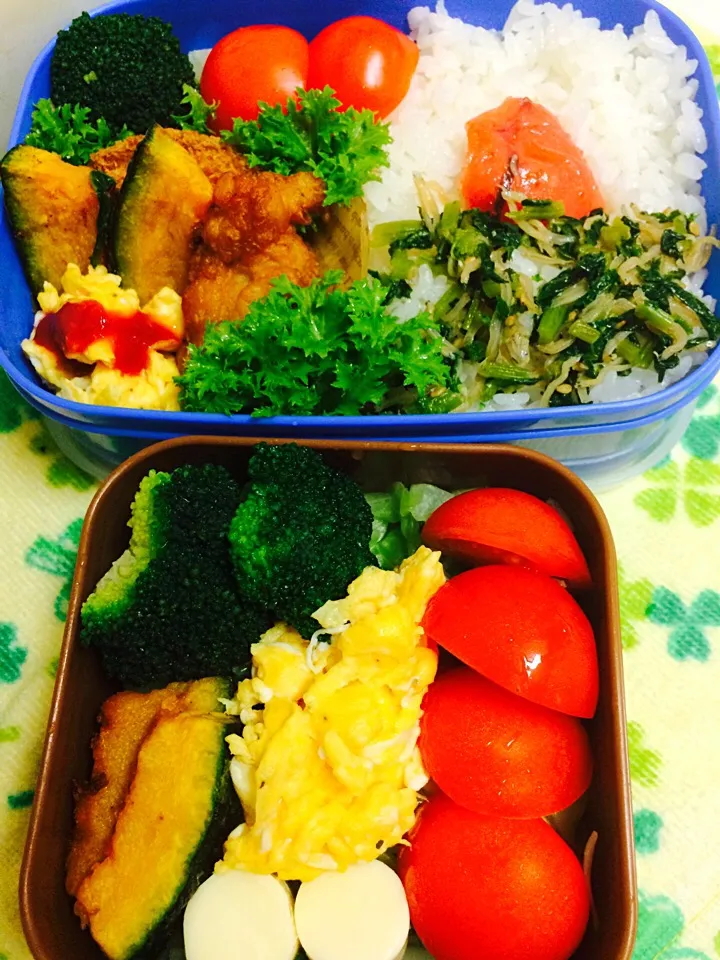 娘のダイエット弁当&息子のお弁当〜♪|kiyomiさん