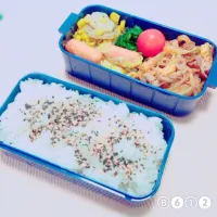 Snapdishの料理写真:お兄ちゃんが作ってくれたお弁当♪|meguri.さん