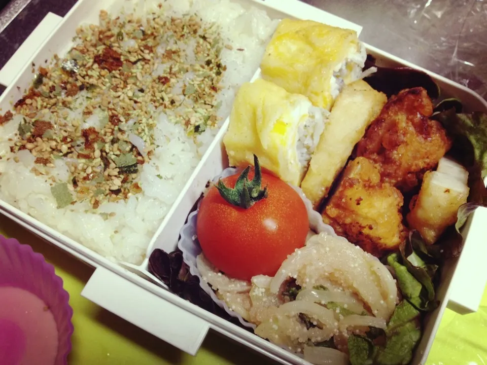 Snapdishの料理写真:3/19旦那さんお弁当♫|gtuさん