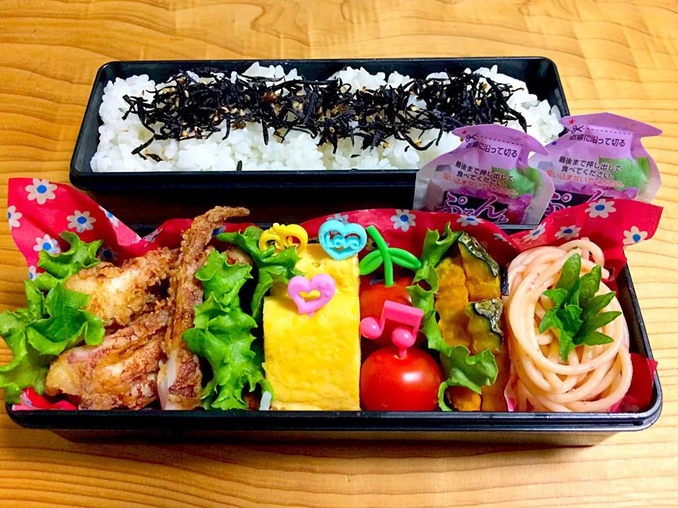 Snapdishの料理写真:パパとムスコくん部活お弁当|たるとさん