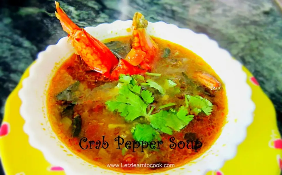 Crab pepper soup|Letzlearntocookさん