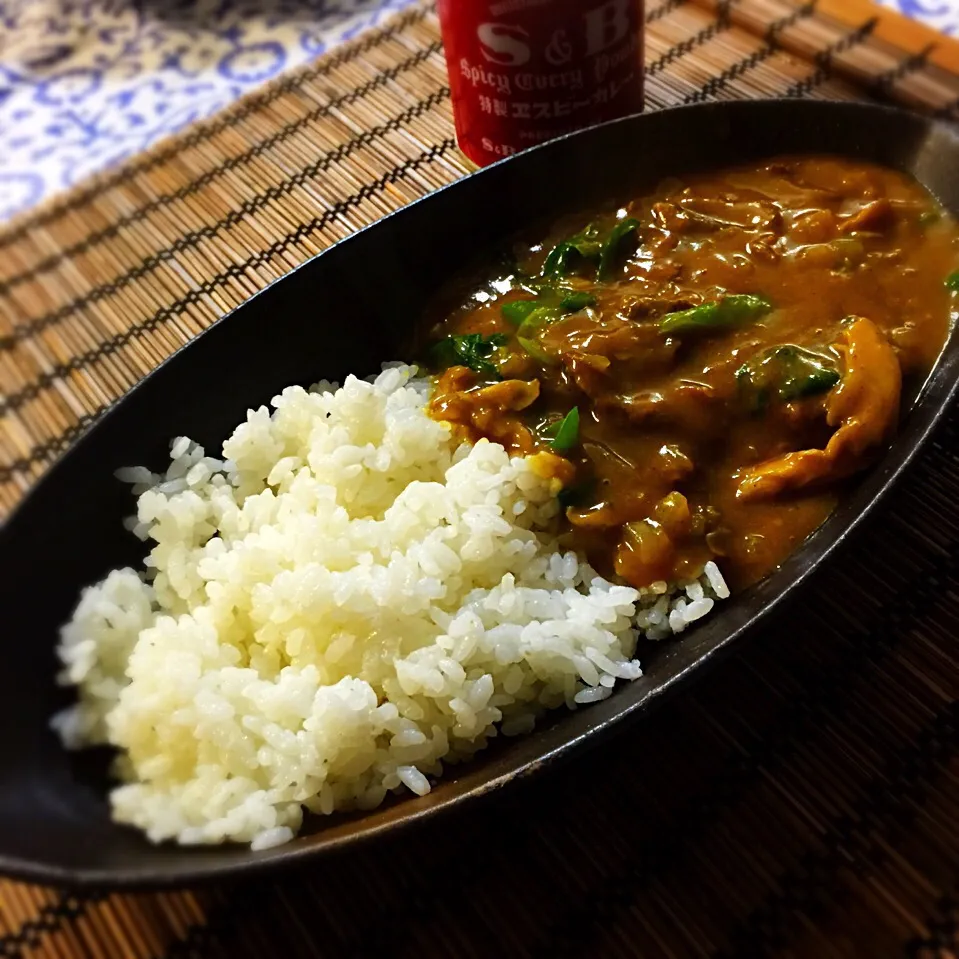 目指したのはお蕎麦屋さんのカレー|🌀さん