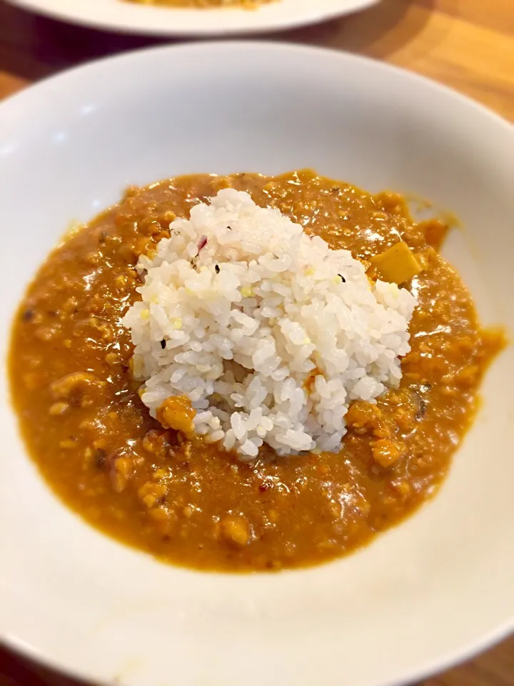 鶏ももひき肉のカレー|makotoさん