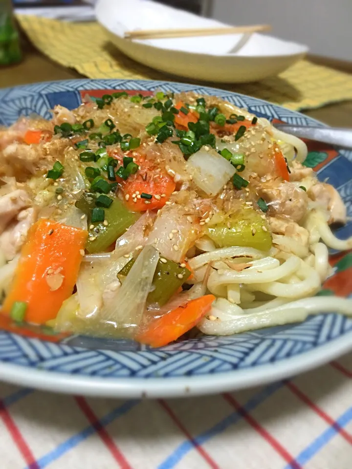 焼き野菜餡掛けうどん|Atsuko Takahashiさん