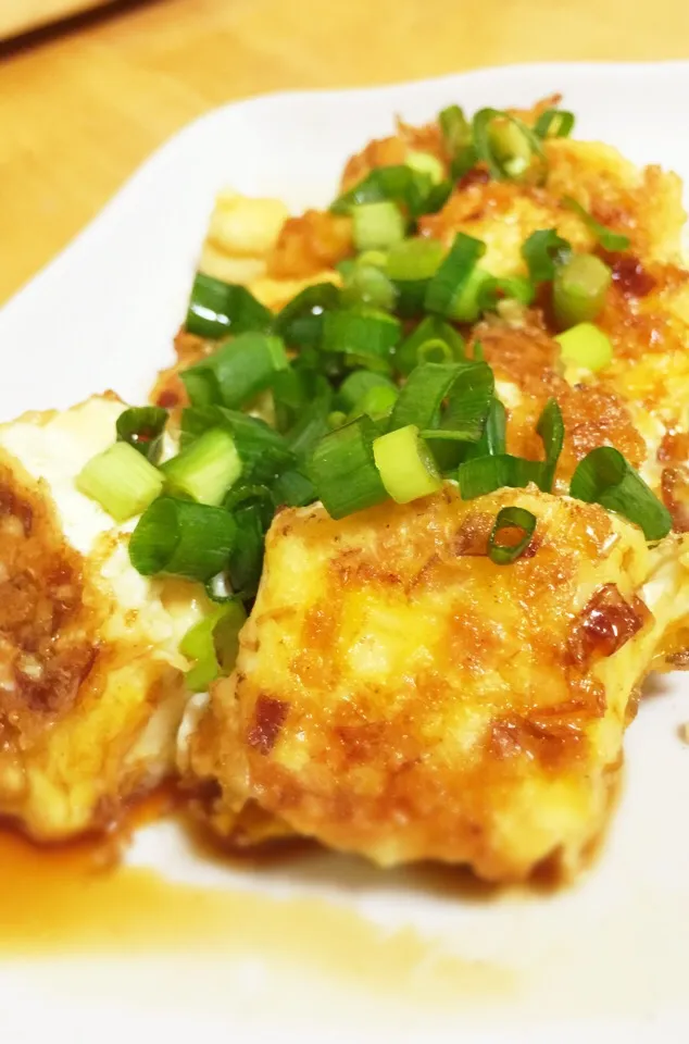 あつしさんの料理 豆腐のオカカ焼き|寺尾真次さん