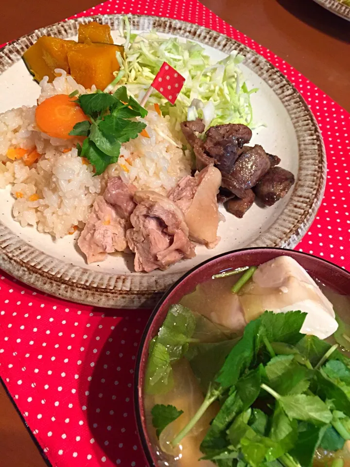 Snapdishの料理写真:チキンピラフ。|titosetosioriさん