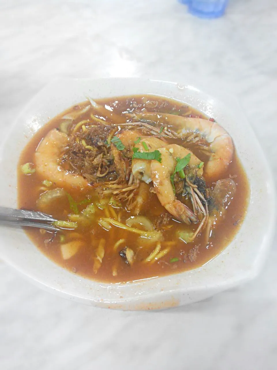 Perak Prawn Mee. @kugila @mohdshah376 @zharif01|Chef AJさん