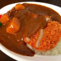 Snapdishの料理写真:かつカレーライス|CHE230さん